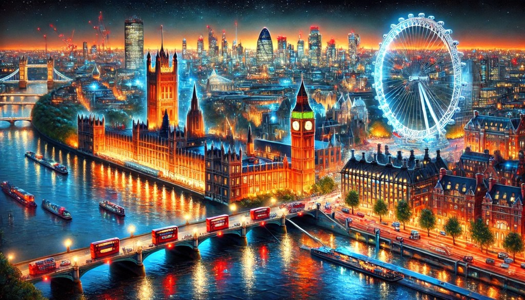 Day 1: the amazing London by&nbsp;night!
